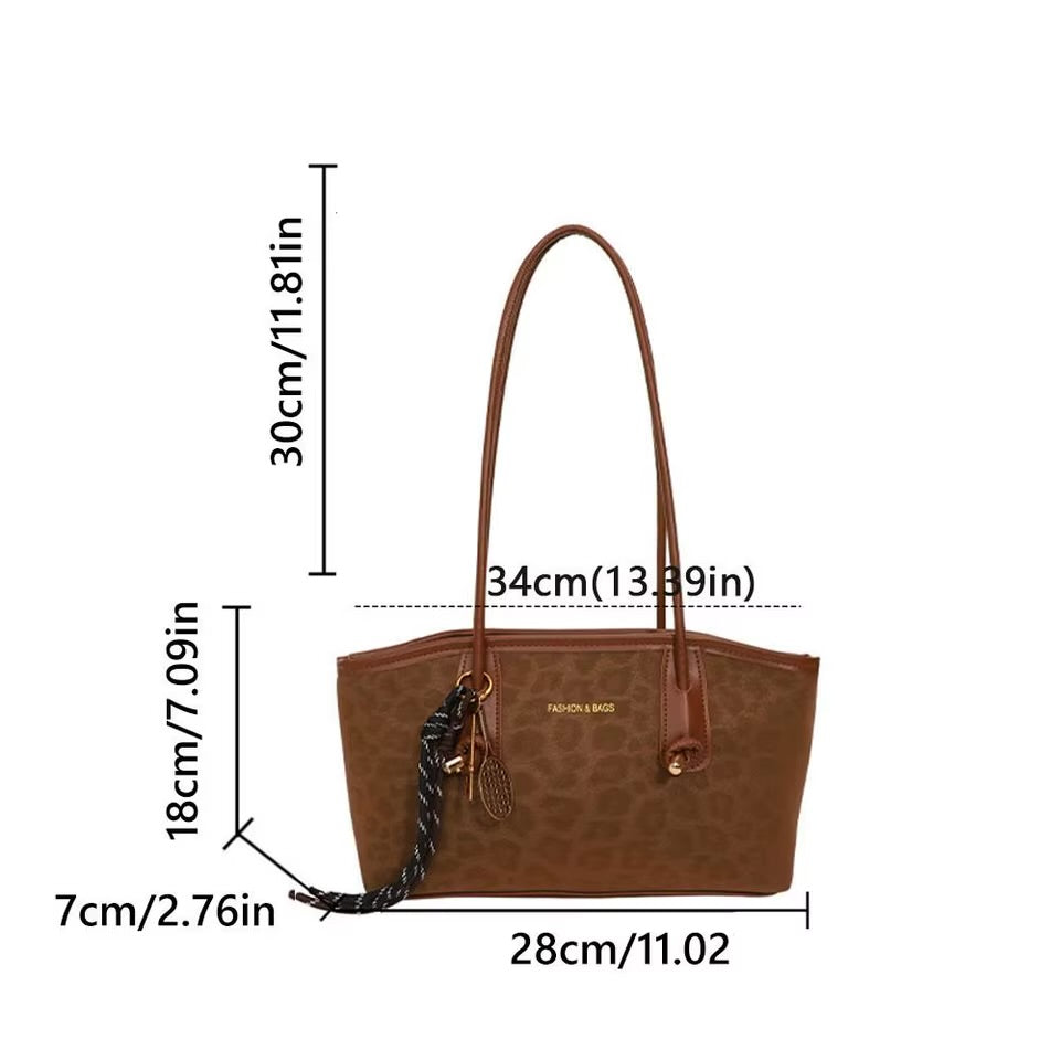 Bolso Tote Leopardo Mujer - Piel PU Retro de Lujo | PhiloraStore